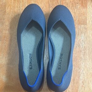 Like new Ladies Maritime Blue ROTHYS round toe flats